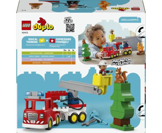 LEGO Duplo Wóz strażacki z wężem i strażaki (10473) Jaunumi, Bērnu preces