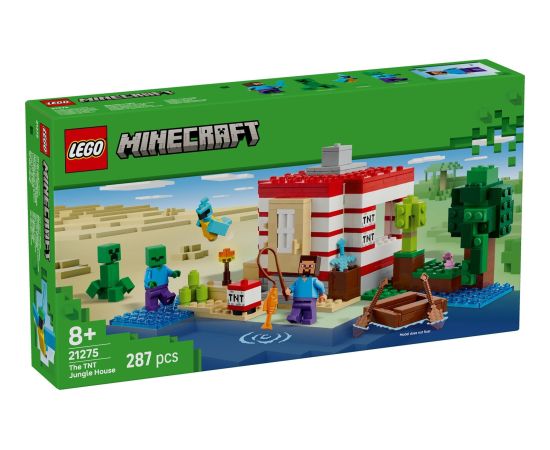 LEGO Minecraft 21275 TNT dom w dżungli Jaunumi, Bērnu preces
