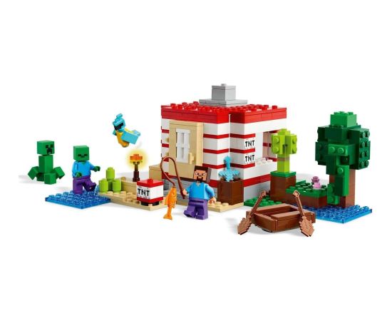 LEGO Minecraft 21275 TNT dom w dżungli Jaunumi, Bērnu preces