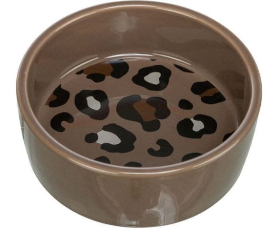 Trixie Miska ceramiczna Leo dla kota w panterkę 0,3l 12cm MIX WZRORÓW Миски и поилки 