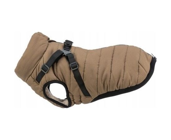 Trixie Pirou płaszczyk zimowy z szelkami dla psa piaskowy XS: 27 cm Citas preces