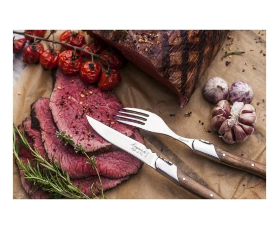 Steika nažu komplekts Forged Luxury Line Olivewood Naži