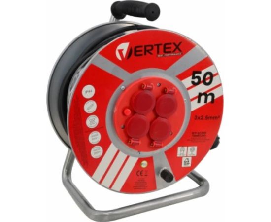 Vertex Pagarinātājs 50m Strāvas pagarinātāji