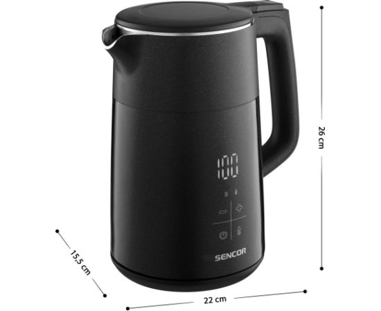 Water kettle Sencor, black Tējkannas (elektriskās)
