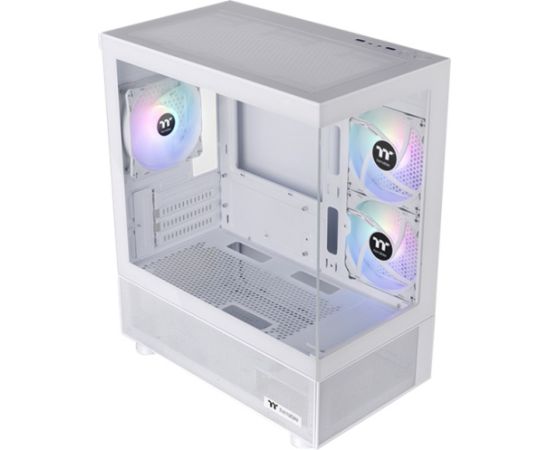 Thermaltake View 170 TG ARGB, Tower Case (White, Tempered Glass x 2) Datoru korpusi