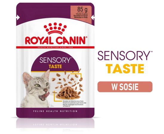 Karma Royal Canin Sensory Taste gravy 12x85g Kaķu konservi