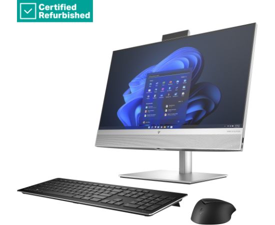 RENEW SILVER HP Elite 840 G9 AIO All-in-One 24 - i5-13600, 8GB, 256GB SSD, 23.8 FHD Non-Touch AG, Height Adjustable, Win 11 Pro, 1 years / 7B0Q0EAR#ABF Datori All In One