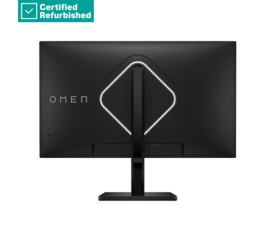 RENEW SILVER OMEN by HP 27k UHD Gaming Monitor - 27" 3840x2160 UHD 400-nit 144 Hz AG, IPS, USB-C 2x HDMI DisplayPort, 2x USB-A, speakers, height adjustable tilt pivot, 1 years   780G8AAR#ABB Monitori