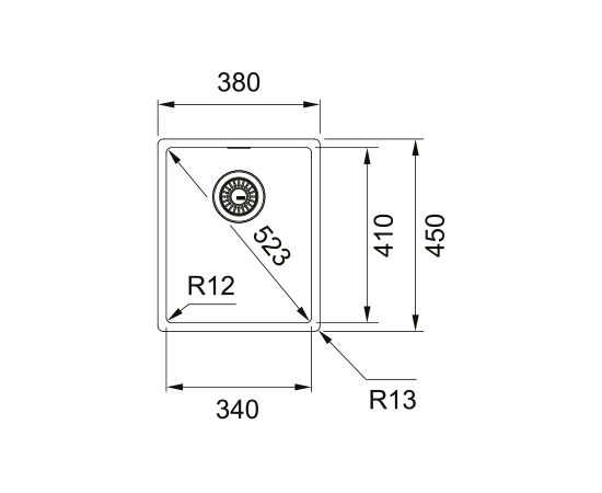 Franke Box BXX 210/110-34 pulēta nerūsējošā tērauda izlietne Jaunumi Sadz. tehnika