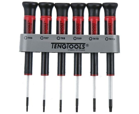 Tengtools Skrūvgriežu komplekts Teng Tools MDM706TX; Torx; 120 mm; 6 gab. Skrūvgrieži