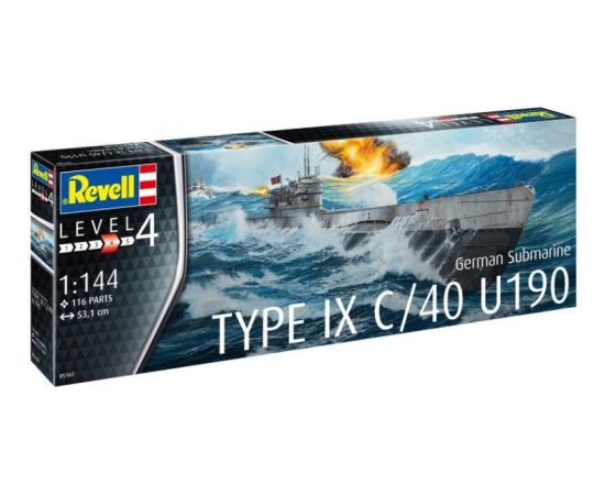 Revell Model plastikowy german submarine t.ix c/40 1/144 Фигурки и герои
