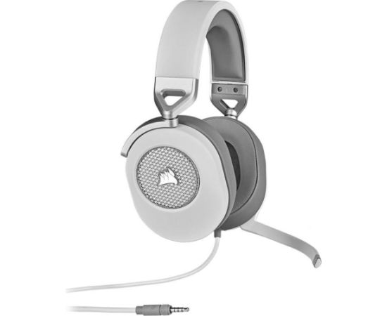 Corsair HS65 SURROUND Wired Handheld Gaming Headset White Piederumi konsolēm