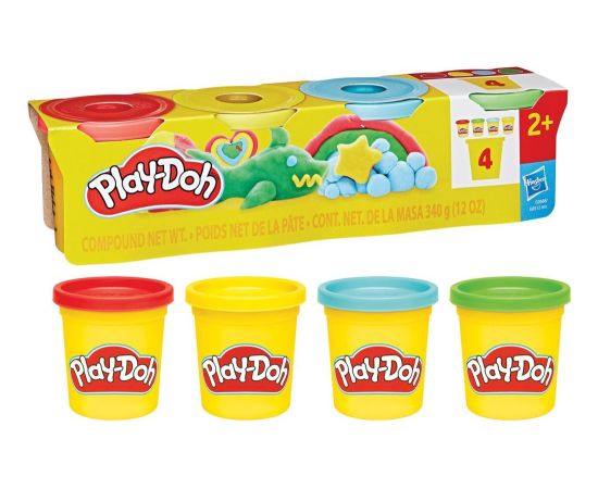 Hasbro Play-Doh: Doh & More - Classic 4 Pack (G0688) Interaktīvās rotaļlietas