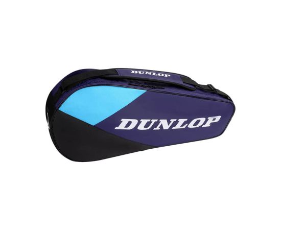 Tennis Bag DUNLOP FX CLUB 3 violet/black/cyan Teniss