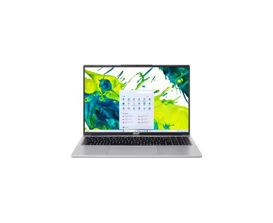 Notebook ACER Aspire AL16-54P-52AL CPU  Intel Core 5 120U 1400 MHz 16" 1920x1200 RAM 16GB DDR5 SSD 512GB Intel Intel Graphics Integrated ENG Card Reader MicroSD Windows 11 Home Silver 1.53 kg NX.D73EL.002 Portatīvie datori