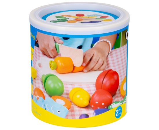 Koka rotaļu komplekts - augļu un dārzeņu “griešanas” spēle Springos KG0058 Jaunumi, Bērnu preces