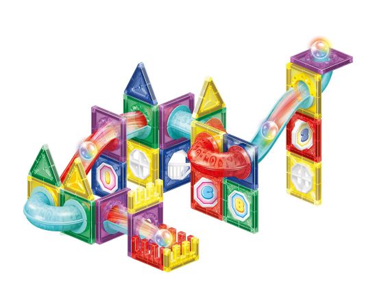 Magnētiskais konstruktors 66 daļas Springos KG0063 Jaunumi, Bērnu preces