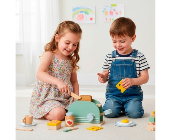 Koka rotaļlieta bērniem tosteris / sēklmašīna Springos KG0054 Jaunumi, Bērnu preces