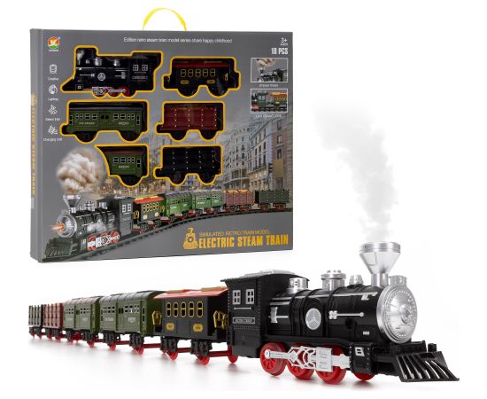 Rotaļu dzelzceļa komplekts ar lokomotīvi un efektiem Springos KG0053 Jaunumi, Bērnu preces