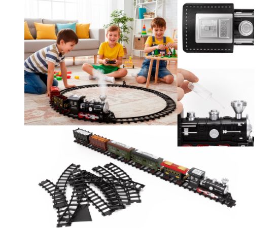Rotaļu dzelzceļa komplekts ar lokomotīvi un efektiem Springos KG0053 Jaunumi, Bērnu preces