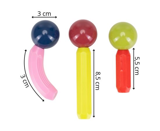 Magnētiskais konstruktors 100 daļas Springos KG0051 Jaunumi, Bērnu preces