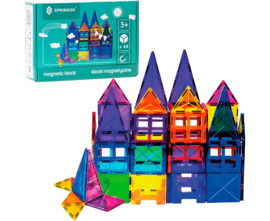 Magnētiskais konstruktors Springos KG0046 Jaunumi, Bērnu preces
