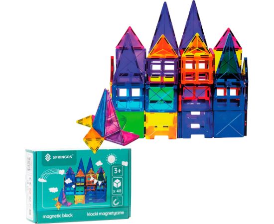 Magnētiskais konstruktors Springos KG0046 Jaunumi, Bērnu preces
