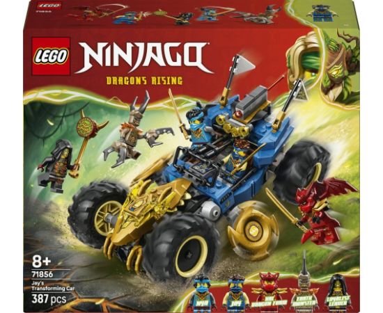 LEGO Ninjago Wielofunkcyjny samochód Jaya (71856) Jaunumi, Bērnu preces