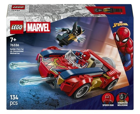 LEGO Marvel Spider-Man w samochodzie kontra zvenomowany Wolverine (76336) Jaunumi, Bērnu preces