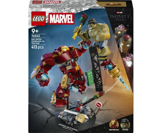 LEGO Marvel Epicka bitwa: Hulkbuster kontra Hulk (76343) Jaunumi, Bērnu preces