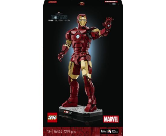 LEGO Marvel Iron Man Mark 3 — edycja kolekcjonerska (76344) Jaunumi, Bērnu preces