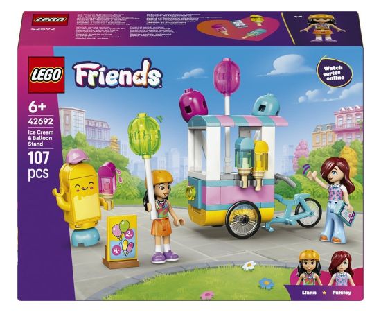 LEGO Friends Stoisko z lodami i balonami (42692) Jaunumi, Bērnu preces