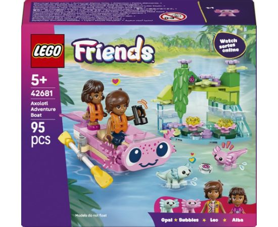 LEGO Friends Przygoda na aksolotlowej łodzi (42681) Новости - Детские товары