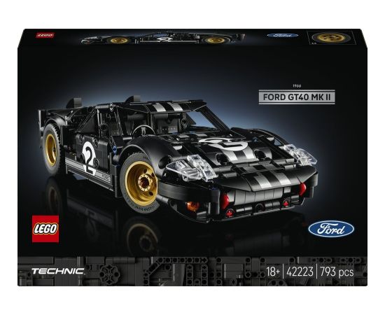 LEGO Technic Samochód wyścigowy 1966 Ford (42223) Jaunumi, Bērnu preces