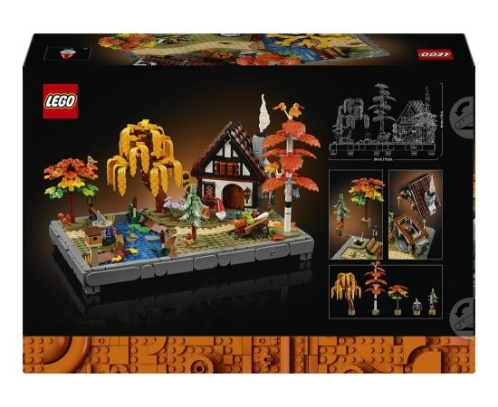 LEGO Icons Jesienny ogród z chatką (11372) Jaunumi, Bērnu preces