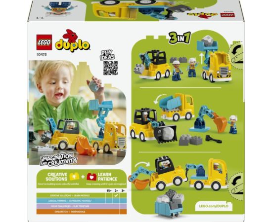 LEGO Duplo Maszyny budowlane 3w1 (10475) Jaunumi, Bērnu preces