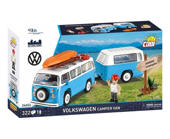 ACTION TOWN - Volkswagen Camper Van (COBI-24653) Mašīnas un piederumi