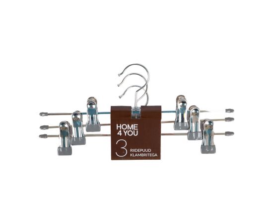 Drēbju pakaramais koks+metāla klipši 3 gab Jaunumi -Dārzam
