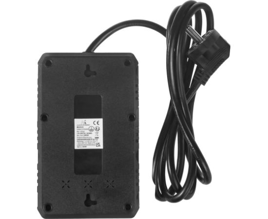 Maclean power strip, 4-socket extension cable + 3xUSB, 110-240V AC 50/60Hz, 2.1A max 2500W, 1.5m, black, MCE392 B Strāvas pagarinātāji