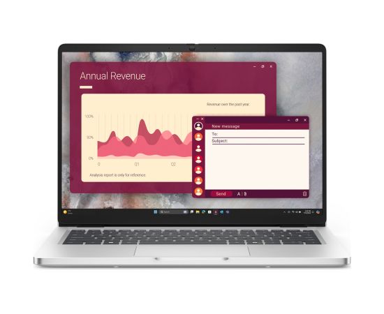 DELL Pro 14 PC14250 Intel Core Ultra 7 265U Laptop 35.6 cm (14") Full HD+ 16 GB DDR5-SDRAM 512 GB SSD Wi-Fi 6E (802.11ax) Windows 11 Pro Platinum Portatīvie datori