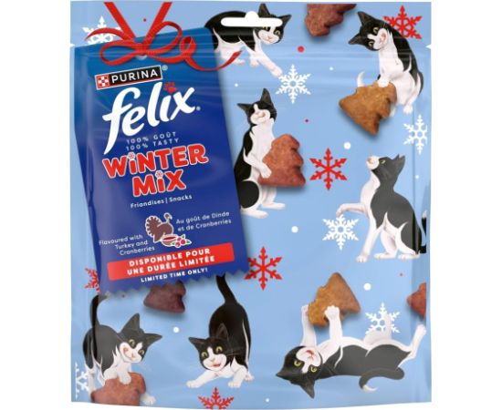 PURINA Felix Winter Mix Turkey&Cranberries - cat treats - 200g Kaķu sausā barība