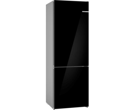 Bosch Serie 6 KGN49LBCF fridge-freezer Freestanding 440 L C Black Крупная бытовая техника