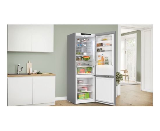 Bosch Serie 6 KGN49LBCF fridge-freezer Freestanding 440 L C Black Крупная бытовая техника