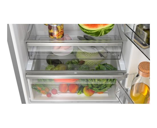 Bosch Serie 6 KGN49LBCF fridge-freezer Freestanding 440 L C Black Крупная бытовая техника