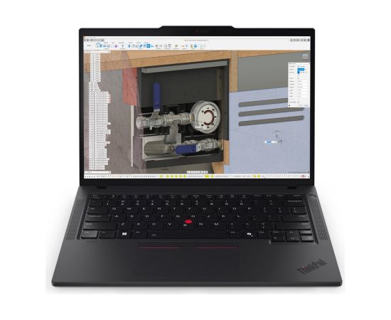 Lenovo ThinkPad P14s Gen 6 (AMD) Copilot + PC Copilot+ PC AMD Ryzen AI 7 350 Mobile workstation 35.6 cm (14") Touchscreen 2.8K 64 GB DDR5-SDRAM 2 TB SSD Wi-Fi 7 (802.11be) Windows 11 Pro English Black Portatīvie datori