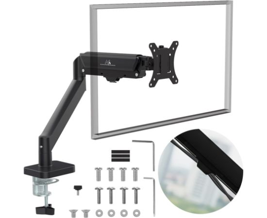 Maclean monitor mount, gas spring, 17"-32", 2-10kg, black, MC-133 Крепления для телевизоров