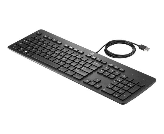 HP Slim v2 USB Wired Keyboard - Smartcard - Black - US/RUS / A71J9AA#ACB Клавиатуры