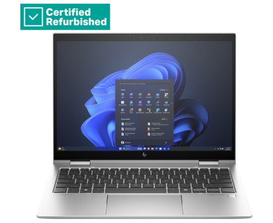 RENEW SILVER HP Elite x360 830 G11 - Ultra 7-155U, 16GB, 512GB SSD, 13.3 WUXGA 400-nit Touch AG, 5MP IR cam, WWAN-ready, Smartcard, FPR, US backlit keyboard, 56Wh, Win 11 Pro, 1 years / 9G0H9ETR#ABH Ноутбуки