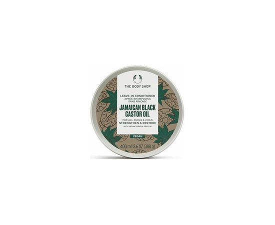 The Body Shop Jamaican Black Castor Oil Leave-in Conditioner ( kudrnaté a vlnité vlasy ) - Bezoplachový kondicionér 400ml Matu kopšana