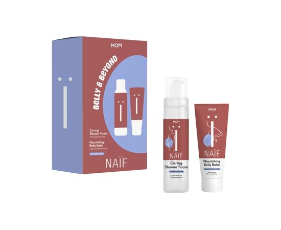 Naif Mom Belly & Beyond Set - Dárková sada kosmetiky pro těhotné Smaržas - NESAKĀRTOTS